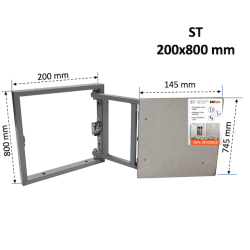 Revīzijas lūka zem flīzes BAULuke ST20x80 Revīzijas lūka zem flīzes BAULuke ST20x80