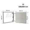 Inspection Door Magnetic Push Under Ceramic Tiles Steel Access Panel  BAULuke ST50x80