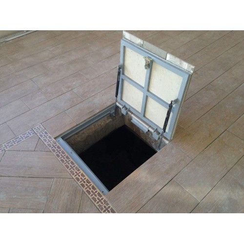 Floor hatch for tiles BAULuke G70x120P