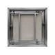 Inspection Door Magnetic Push Under Ceramic Tiles Steel Access Panel BAULuke L30x70 (aluminium)