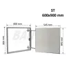 Ревизионный люк под плитку BAULuke ST60x90